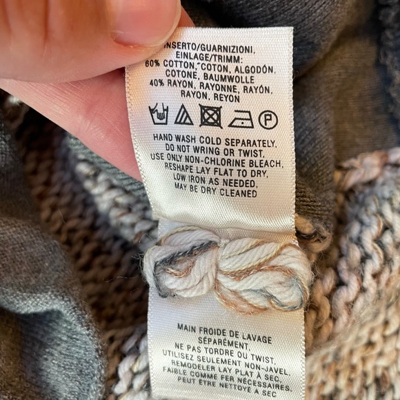 MOTH {Anthro} mixed media sweater | size small - Picture 6 of 8